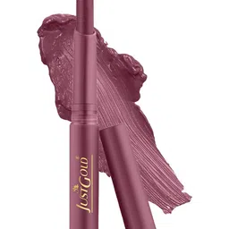 JUSTGOLD Long Lasting Matte Lipstick With Vitamin E & Aloe Vera - 4 g - Deep Purple 19-image-95