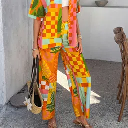 JC Mode Printed Shirt with Trousers image 3