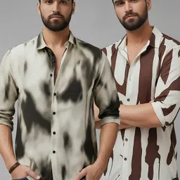 SZN Men Standard Printed Casual Shirt-picture-16