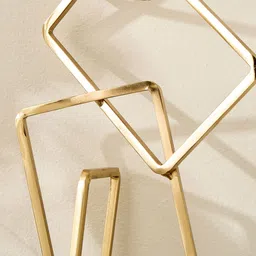 home centre Home Unisex Centre Gold-Toned Figurine Showpiece image 3
