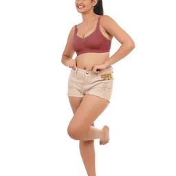 elina Pack Of 2 Full Coverage Lightly Padded Cotton Minimizer Bra image 5