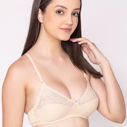 Bodycare Floral Full Coverage Cotton Bra With All Day Comfort image 2