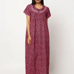 Juliet Women Printed Maxi Nightdress-picture-21