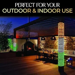 perikam 1500 LEDs 15 m Orange, White, Green Steady Strip Rice Lights image 3