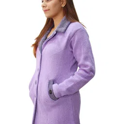 HAUTEMODA Woollen Collared Coat image 3
