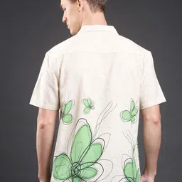 Voroxy Men Relaxed Floral Printed Casual Shirt image 5