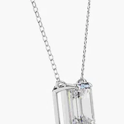 VALANOVA Hallmarked 14KT White Gold Pendant With 0.75 Carat Lab Grown Diamond - 2.6g image 3