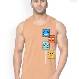 SLOWLORIS Pack Of 2 Printed Cotton Gym Vests
SL26 COMBO (LOUD WHITE) (JUST RUST) image 1