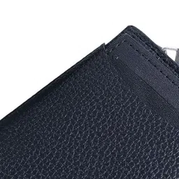 WATCHSTAR Unisex Leather Zip Around Wallet image 2