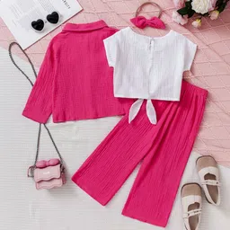 LULU & SKY Girls T-shirt with Trousers image 2