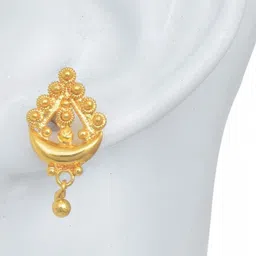 DZINETRENDZ Crescent Shaped Studs Earrings image 4