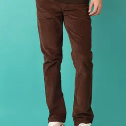 V-Mart Men Regular Fit Cotton Chinos Trousers-image-13