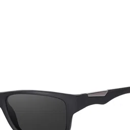 EYMEN I Unisex Black Lens & Black Square Sunglasses with image 5