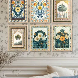 Kotart Brown & Green 6 and more Piece Wood Other Wall Paintings image 4