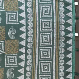 Jinal & Jinal Zari Linen Blend Saree image 5