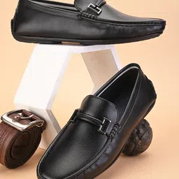 Hydes N Hues Men Synthetic Leather Loafers-picture-19