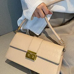 LULU & SKY Women Textured Structured Shoulder Bag image 3