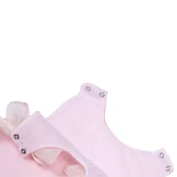 YK Girls Solid A-Line Dress with Bows image 2