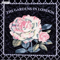 Monte Carlo Black & Pink Floral GSM 1000 Heavy Winter Double Bed Blanket image 4