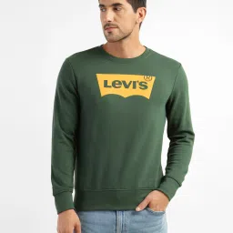 levi's Men's Brand Logo Crew Neck Sweatshirt image 1