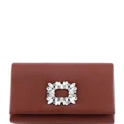 SAZARA Embellished Foldover Clutch image 3
