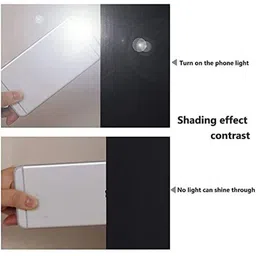 BFAM Black Set of 2 Black Out Window Curtain image 3