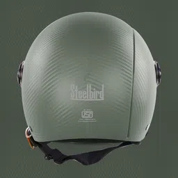 Steelbird Textured Open Face Helmet image 5