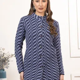 Anouk Women Round Neck Long Sleeves Longline Cardigan-picture-32