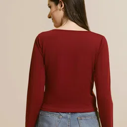 Mast & Harbour Pack of 2 Round Neck Colourblocked Top image 2