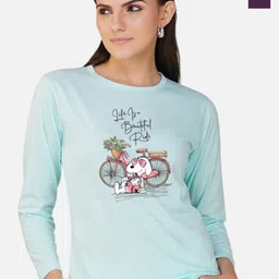 Metronaut Women 2 Printed Bio Finish Applique T-shirt-picture-35
