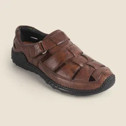 Metro Men Leather Comfort Sandals-picture-40