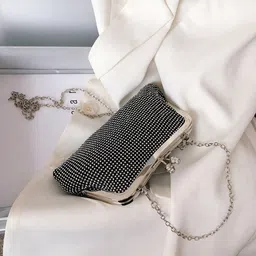 KPOP Women Embellished Baguette Shoulder Bag-picture-13