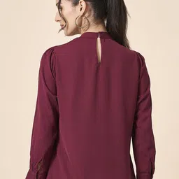 Style Quotient Women Cuffed Sleeves Regular Top image 4