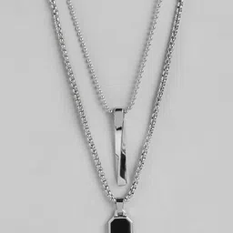PARIS HAMILTON Set of 2 Silver-Plated Necklace-picture-21