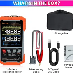 amicisense Battery Internal Resistance Tester Automatic & Manual Detection Self-Calibration Digital Voltage Tester image 4