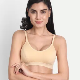 Aimly Pack Of 3 Medium Coverage Non-Padded Cotton Sports Bra With All Day Comfort image 4