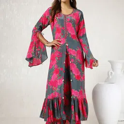 Soch Top With Palazzo Co-Ords image 1