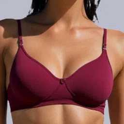 Eden Women Pack Of 2 Non Wired Non Padded Medium Coverage Daily Wear Bra image 2