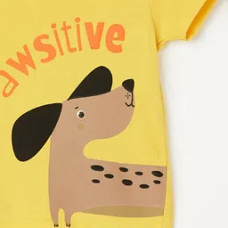 Juniors by Lifestyle Boys Graphic Printed Round Neck Cotton Regular Fit T-shirt image 3