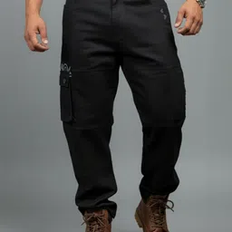 SANDPIPER Men Cotton Straight Fit Mid-Rise Cargos-picture-11