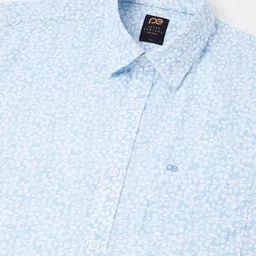 Peter England Casuals Men Floral Printed Spread Collar Pure Cotton Casual Shirt image 5