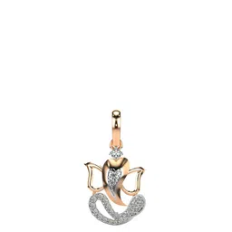 VALANOVA Women 14 Kt Gold Pendant with Diamond 0.91gms-picture-18