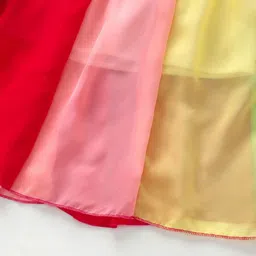 StyleCast x Revolte Colourblocked Fit & Flare Midi Dress image 4