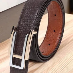 Provogue Men Textured Slim Reversible Formal Belt-picture-17