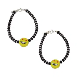 Sahiba Gems Silver-Plated Silver Artificial Stones Bracelet-picture-2