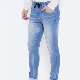PERF Men Jean Regular Fit Mid-Rise Light Fade Jeans image 3