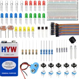 robo Breadboard Electronics Starter kit with Online Guide with 15+ Project DIY kit Educational Electronic Hobby Kit-picture-23