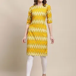 7Threads Women Pack Of 6 Ethnic Motifs Printed Floral Crepe Kurta image 3