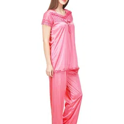 PHALIN Women Satin Night suits image 3