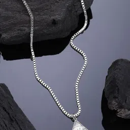 AQUATAN Men Silver-Plated Antique Chain-picture-15